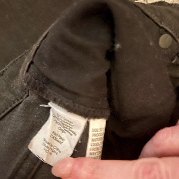 Madewell Cali Demi Boot Jeans - Berkeley Black - Raw Hem - Picture 7 of 11